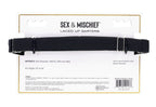 Laced Up Garters - Black
