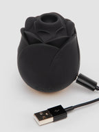 Fifty Shades of Grey Black Rose Silicone Clitoral Suction Stimulator 2.0
