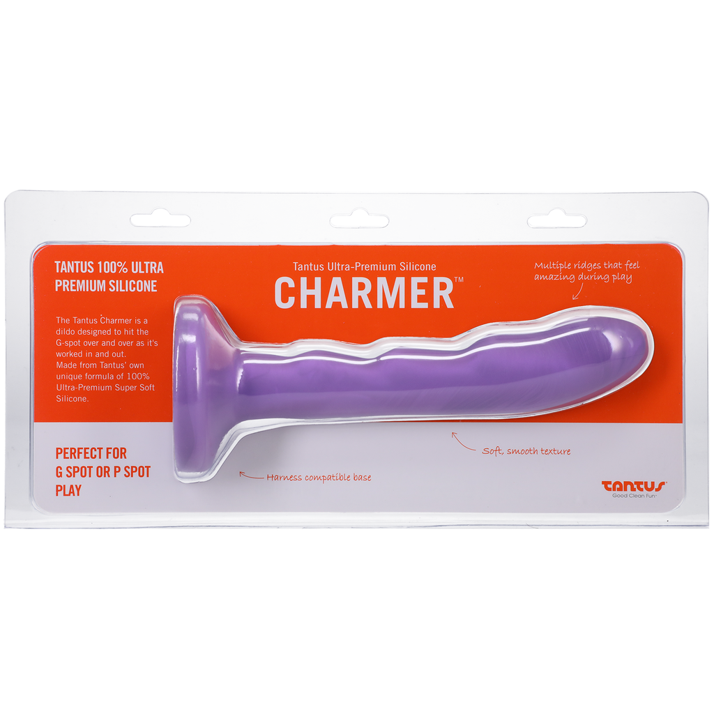 Tantus Silicone Charmer Curved G-Spot Dildo Lavender