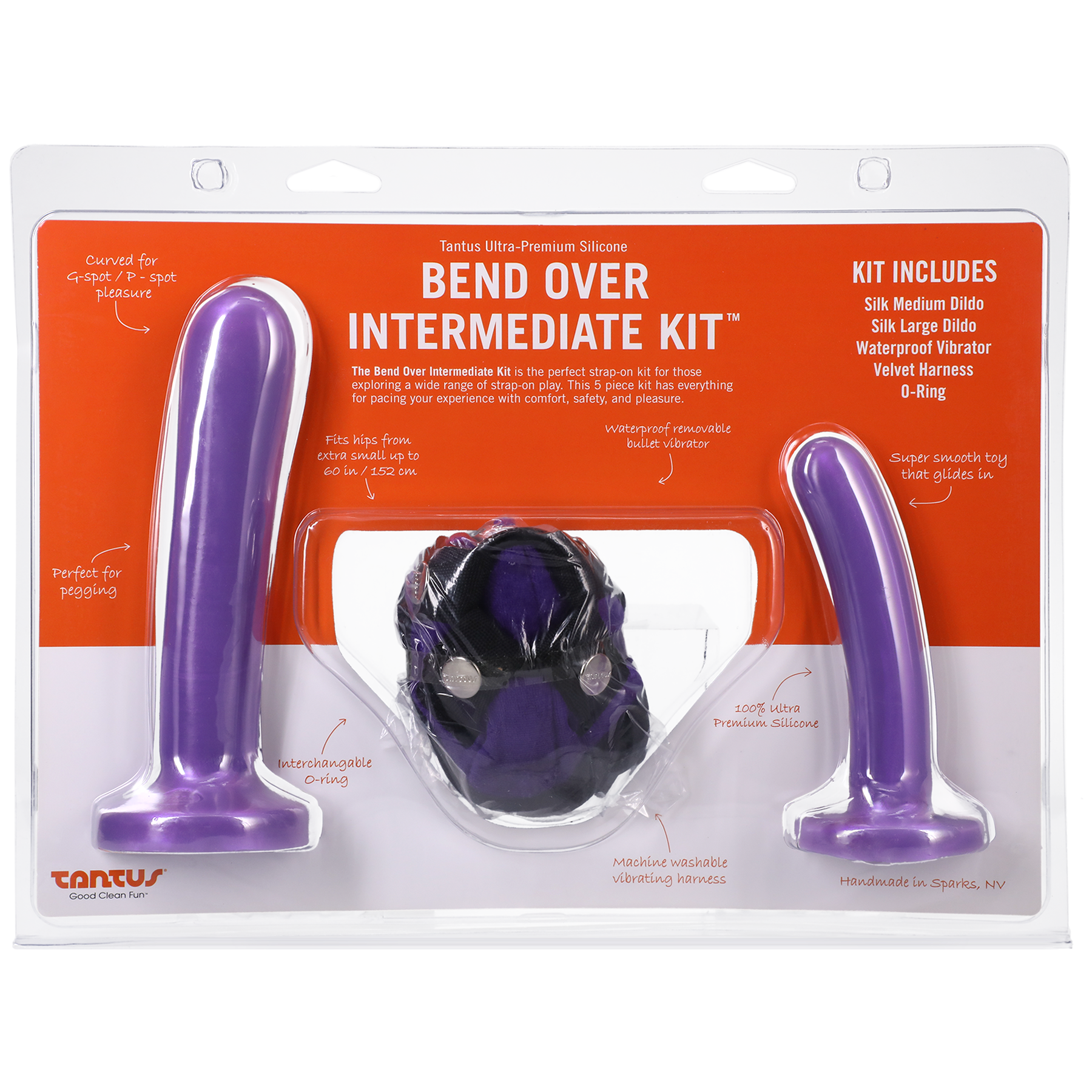 BEND OVER INTERMEDIATE HARNESS KIT LAVENDER MEDIUM