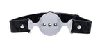 Lace Silicone Breathable Ball Gag - Black