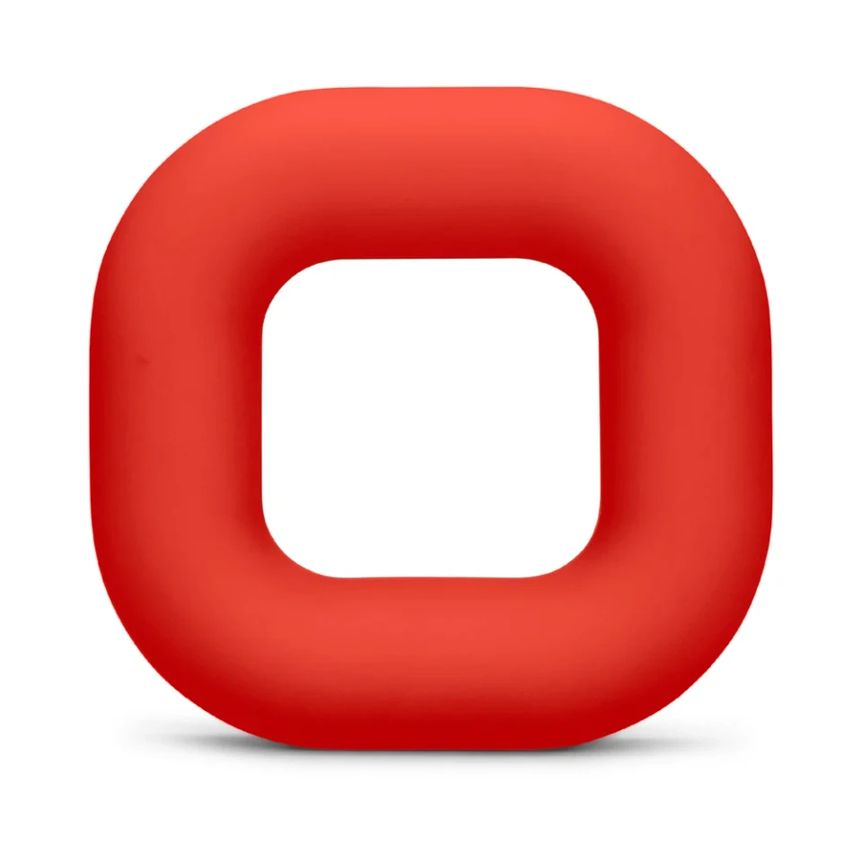 FLEX RING BULK - SILICONE COCK RING - RED