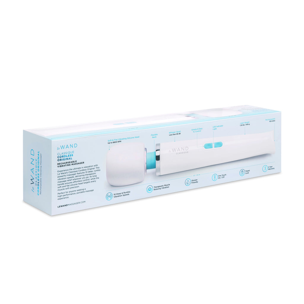 Le Wand Classique Rechargeable Vibrating Wand Massager