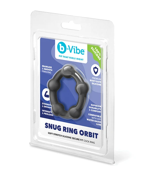 SNUG RING ORBIT - NUBBY SNUG FIT SILICONE COCK RING