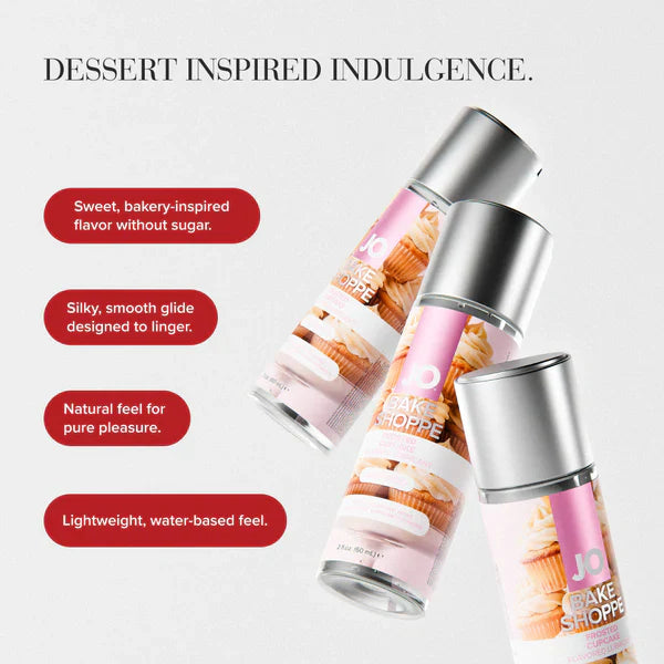 JO Bake Shoppe Frosted Cupcake Lubricant 2 fl oz (60 mL)
