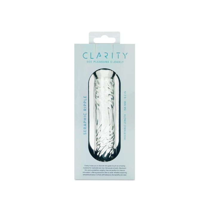 Clarity - Glass Dildo - Seraphic Ripple