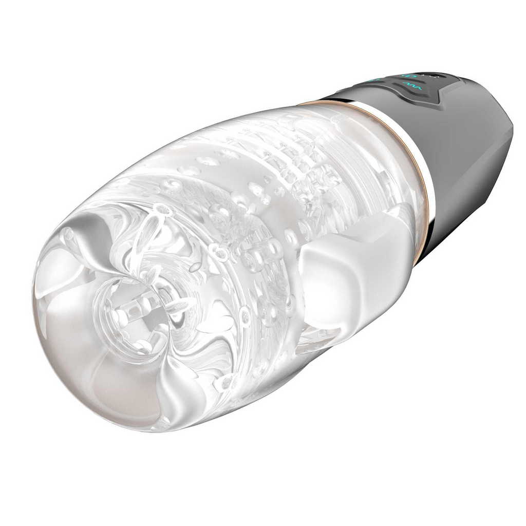 Adam & Eve Adam's Gawk Gawk 2.0 Sucking & Vibrating Sleeve