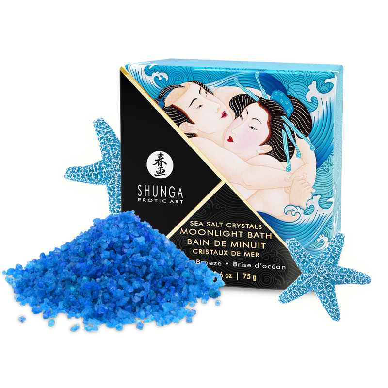 Oriental Crystals Bath Salts - single uses and display - Ocean Temptations 75 gr.