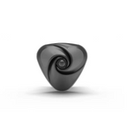 Mystim Heart's Desire eStim layonvibrator, Black