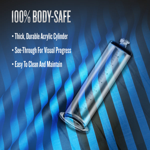 Performance - 9" x 2.5" Penis Pump Cylinder - Clear