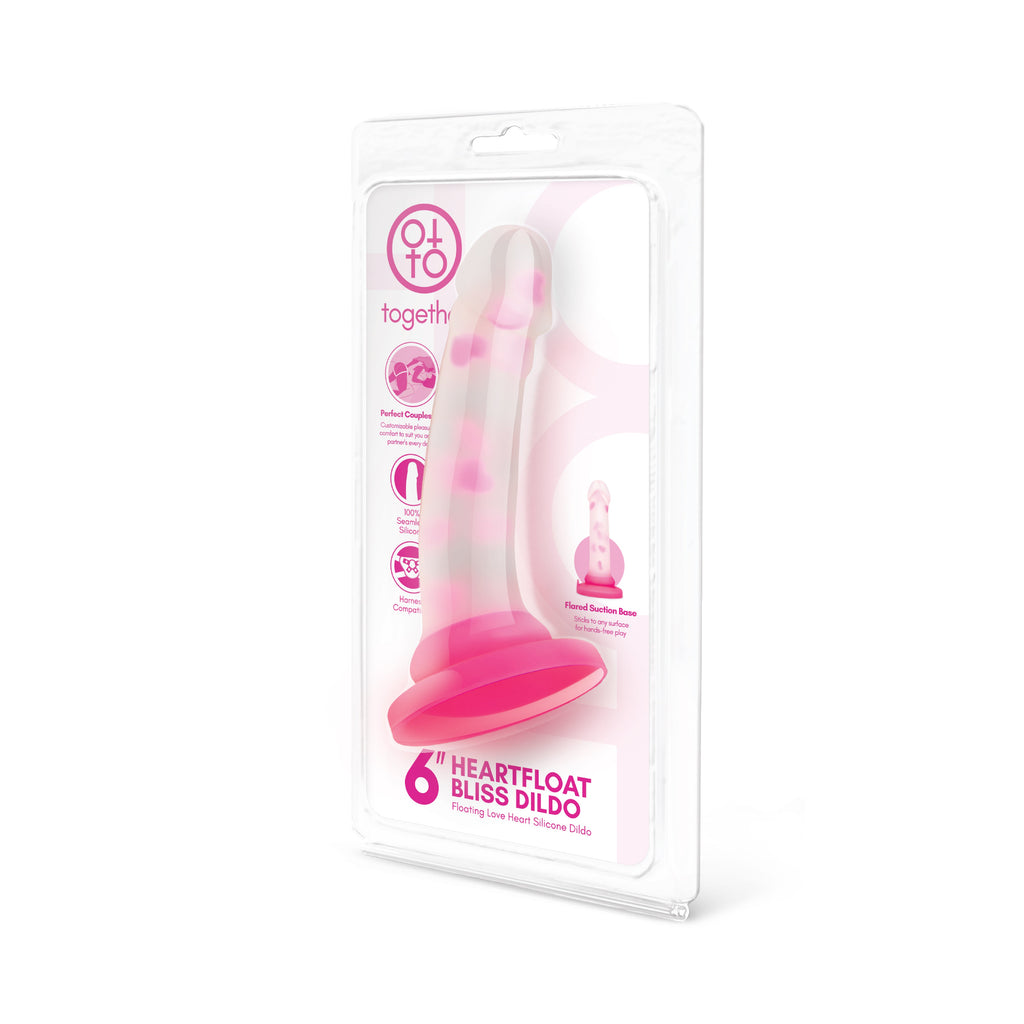 Together 6" Heartfloat Bliss Silicone Dildo