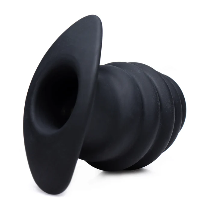 Hive Ass Tunnel Ribbed Hollow Plug - Med