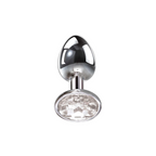 Adam & Eve Clear Gem Anal Plug Medium