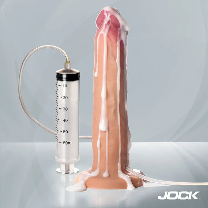 9.75" Ejaculating Silicone Dildo