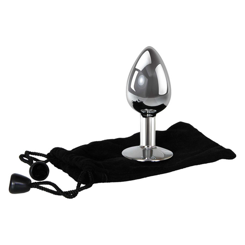 Adam & Eve Clear Gem Anal Plug Medium