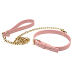 Temptasia Ardor - Silicone Collar & Leash - Pink