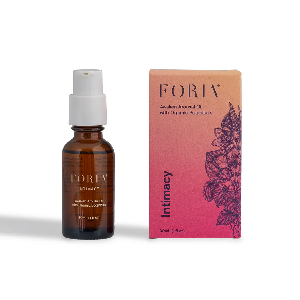 FORIA Intimacy Awaken Arousal Oil with Organic Botanicals  30ml / 1oz