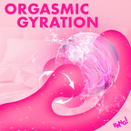 Gyro Rabbit Silicone Vibrator - Pink
