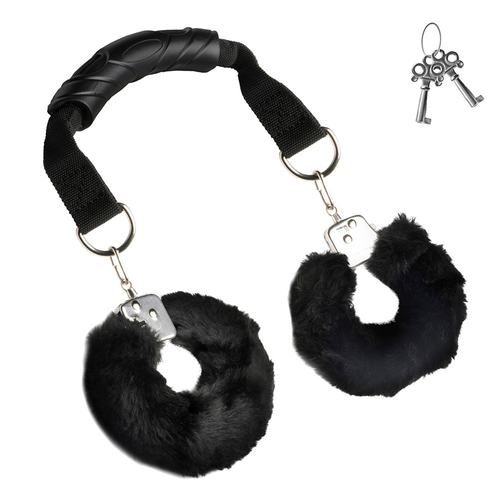 Furry Handcuffs with Handle