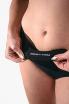 Womens Large - JockVStrap Sheer Briefs - Black