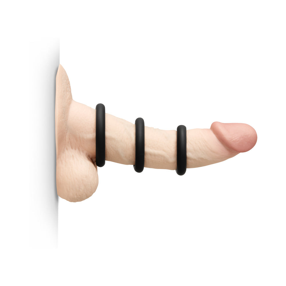 SNUG RING SWOLE - 3-PACK SNUG FIT THICK SILICONE COCK RING