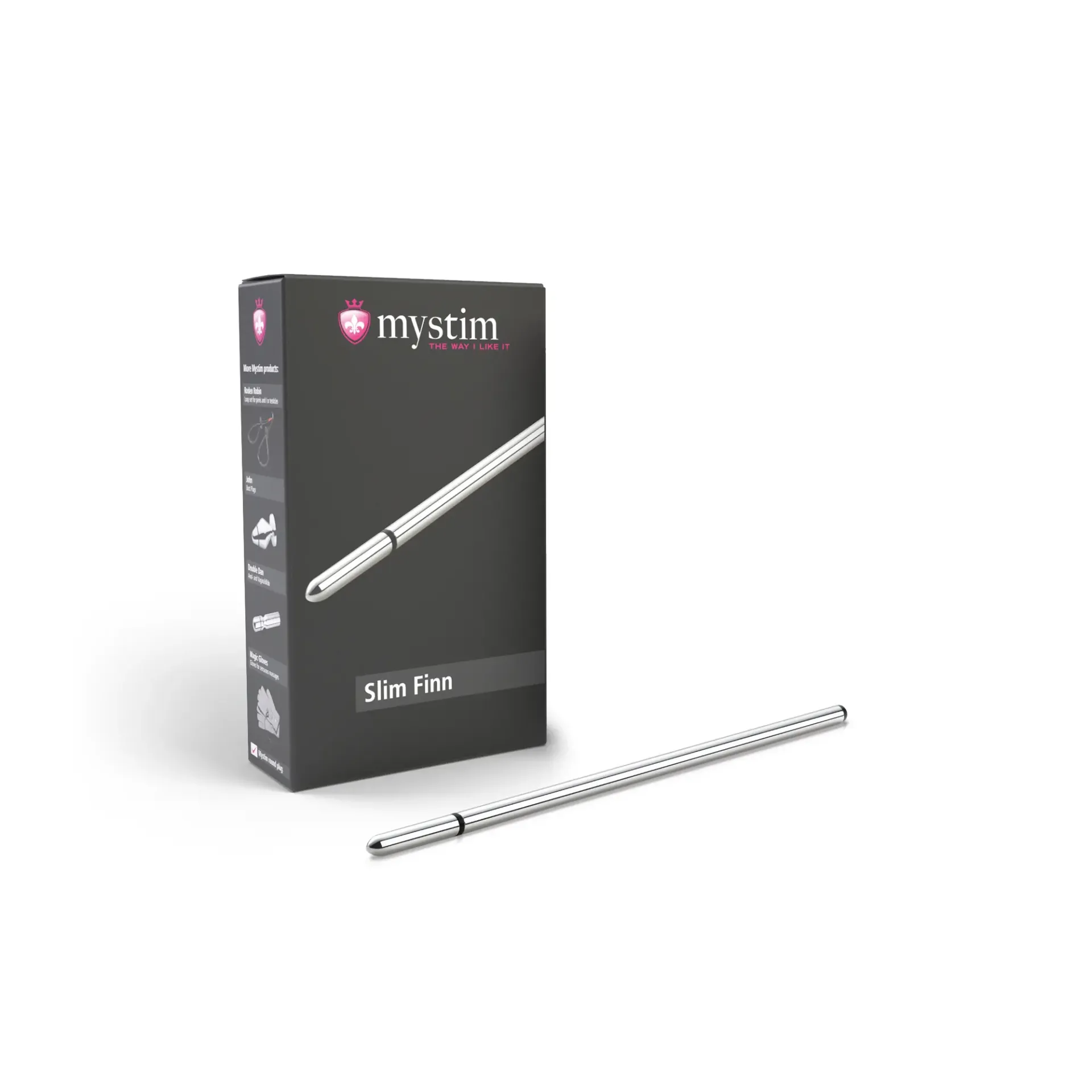 Mystim Slim Finn Urethral Sound, (Mystim Roundplug)
