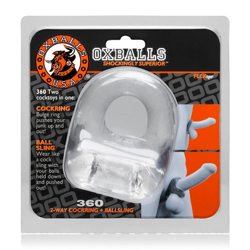 360, DUAL USE COCKRING - CLEAR