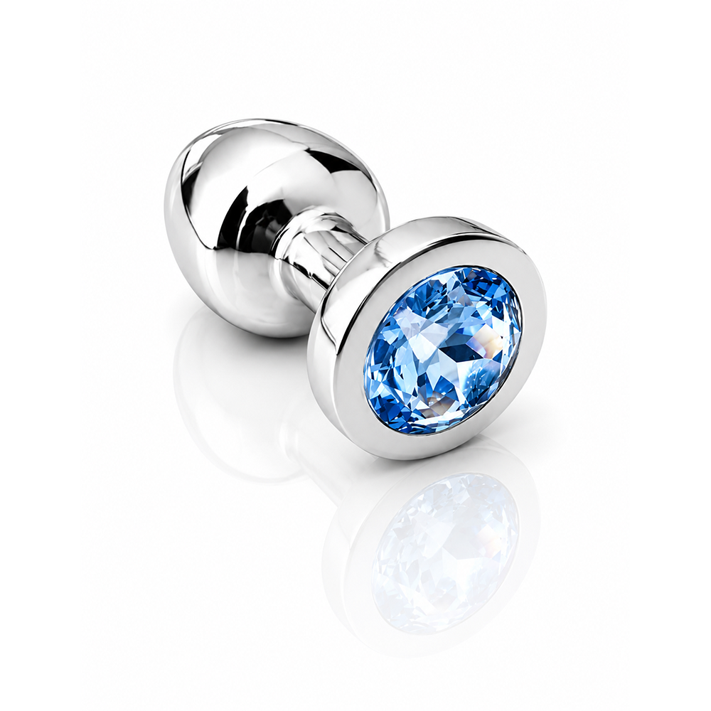Silver CRZ Mini Plug - Sapphire Blue | AfterTouch Toys
