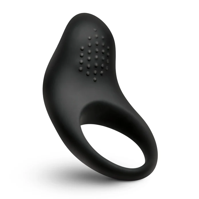 Vibrating Silicone Cock Ring - Black