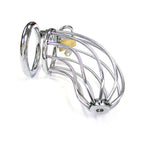 Stainless Steel Chasity Cock Cage with Padlock