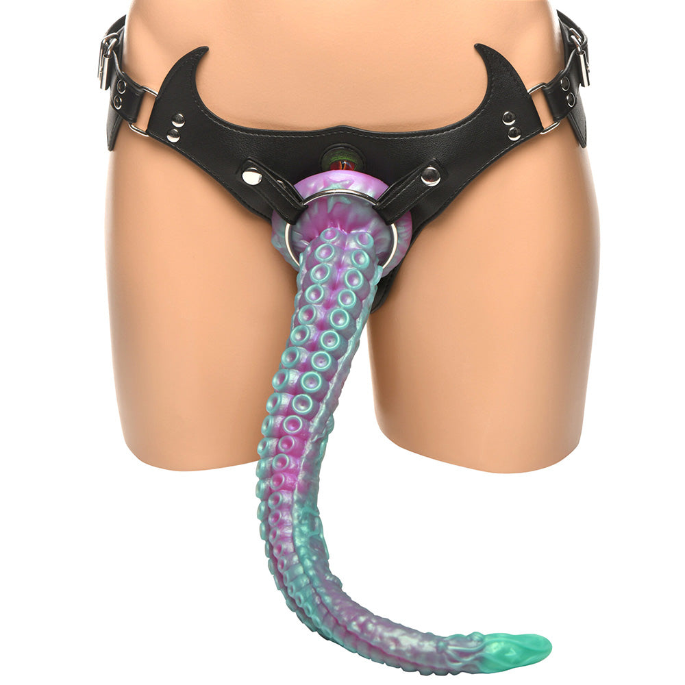 Tentacle Silicone Dildo with Harness