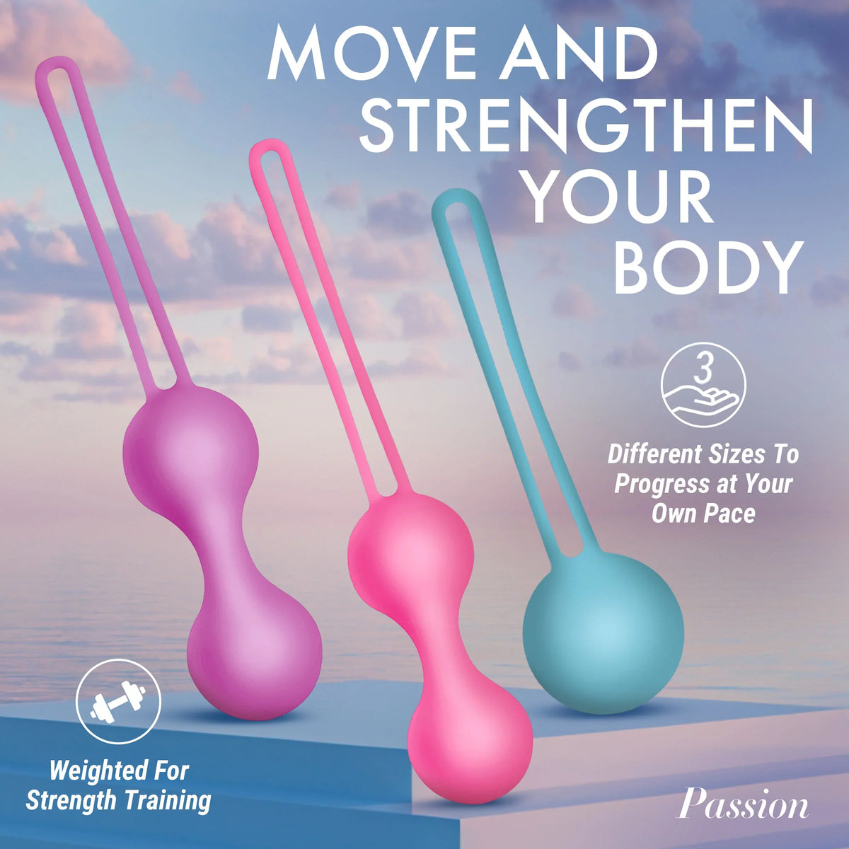 Silicone Weighted Kegel Ball Set