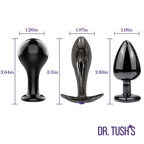 The Bad Decisions Metal Anal Plug Set – T-Bar, Round & Teardrop