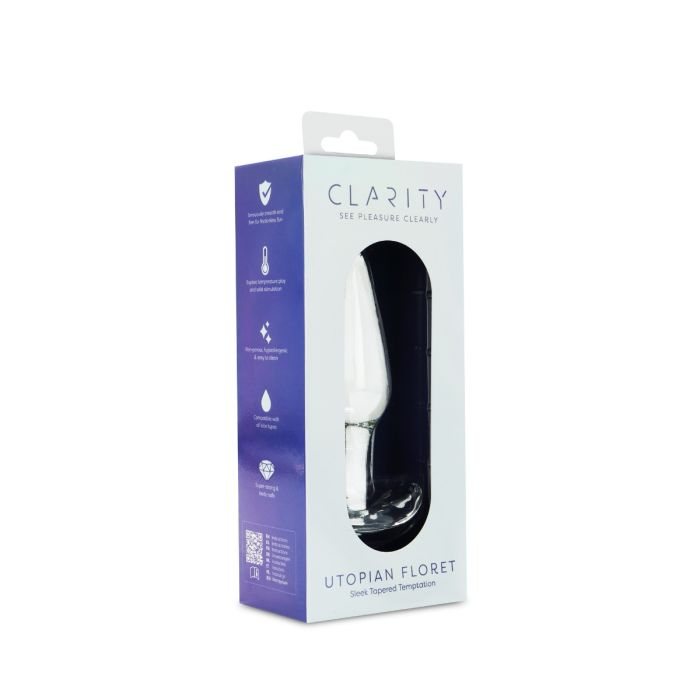 Clarity - Glass Dildo - Utopian Floret