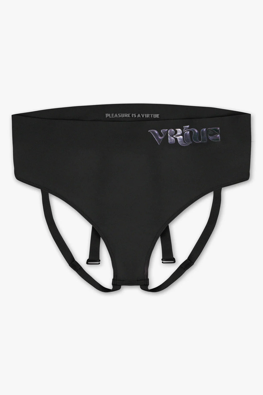 Womens Large - JockVStrap Sheer Briefs - Black