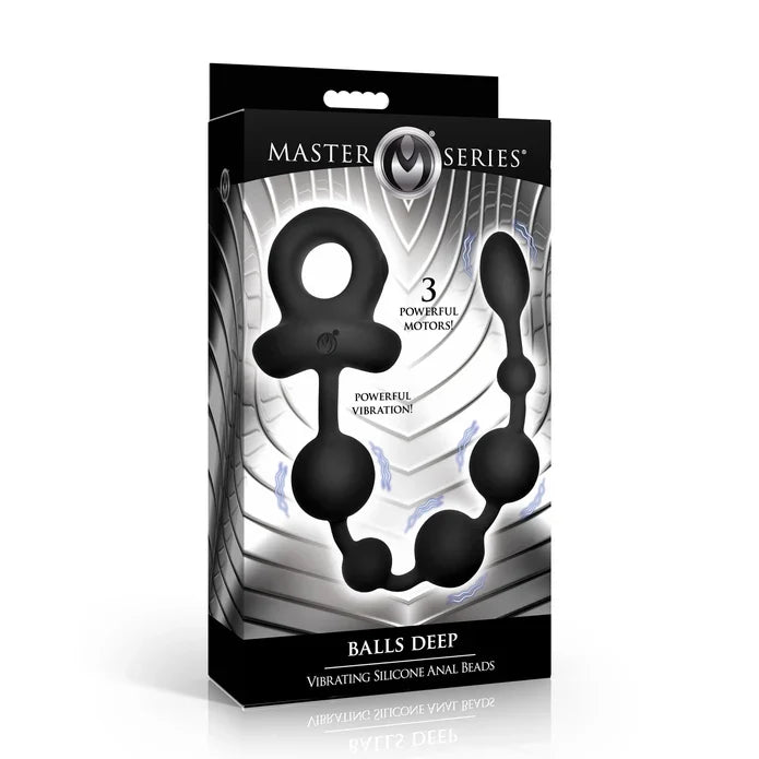 Balls Deep Vibrating Silicone Anal Beads