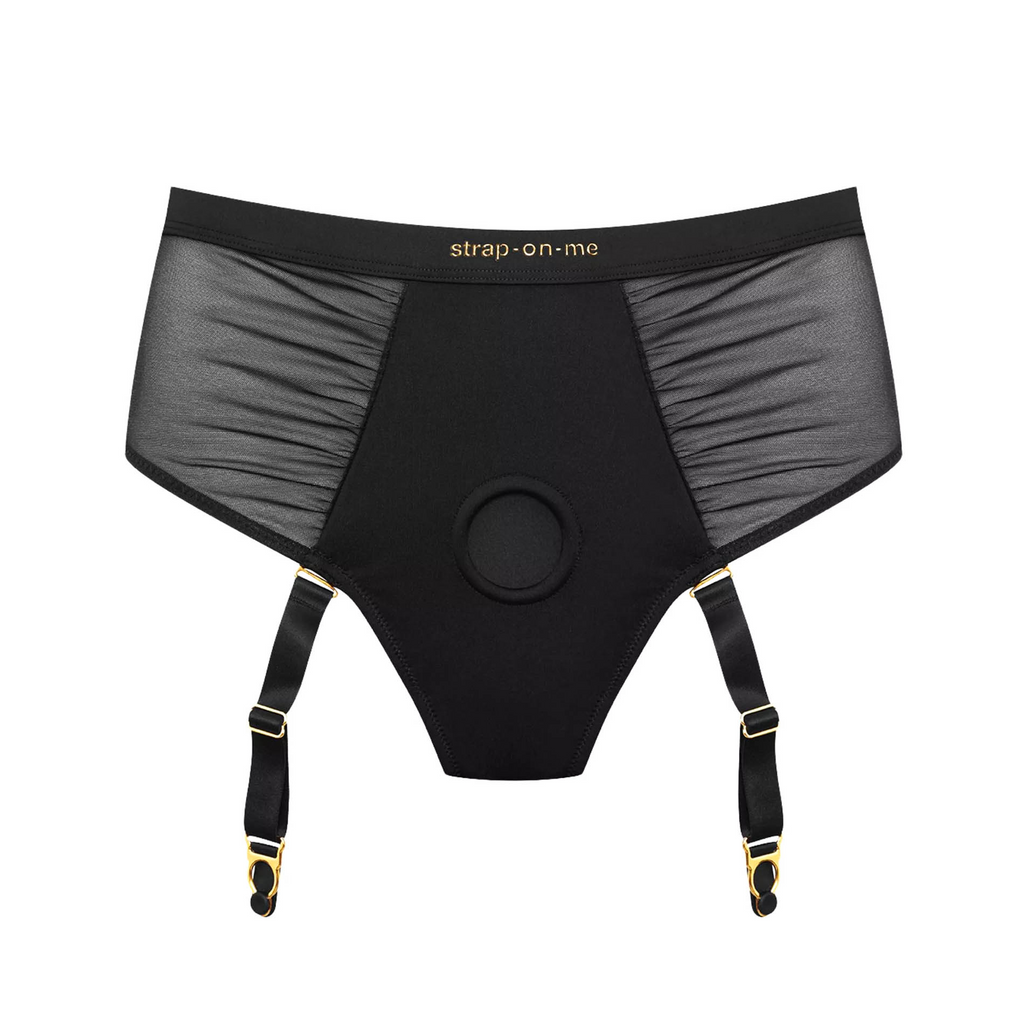 STRAP-ON-ME HARNESS LINGERIE IDYLLE - L - BLACK