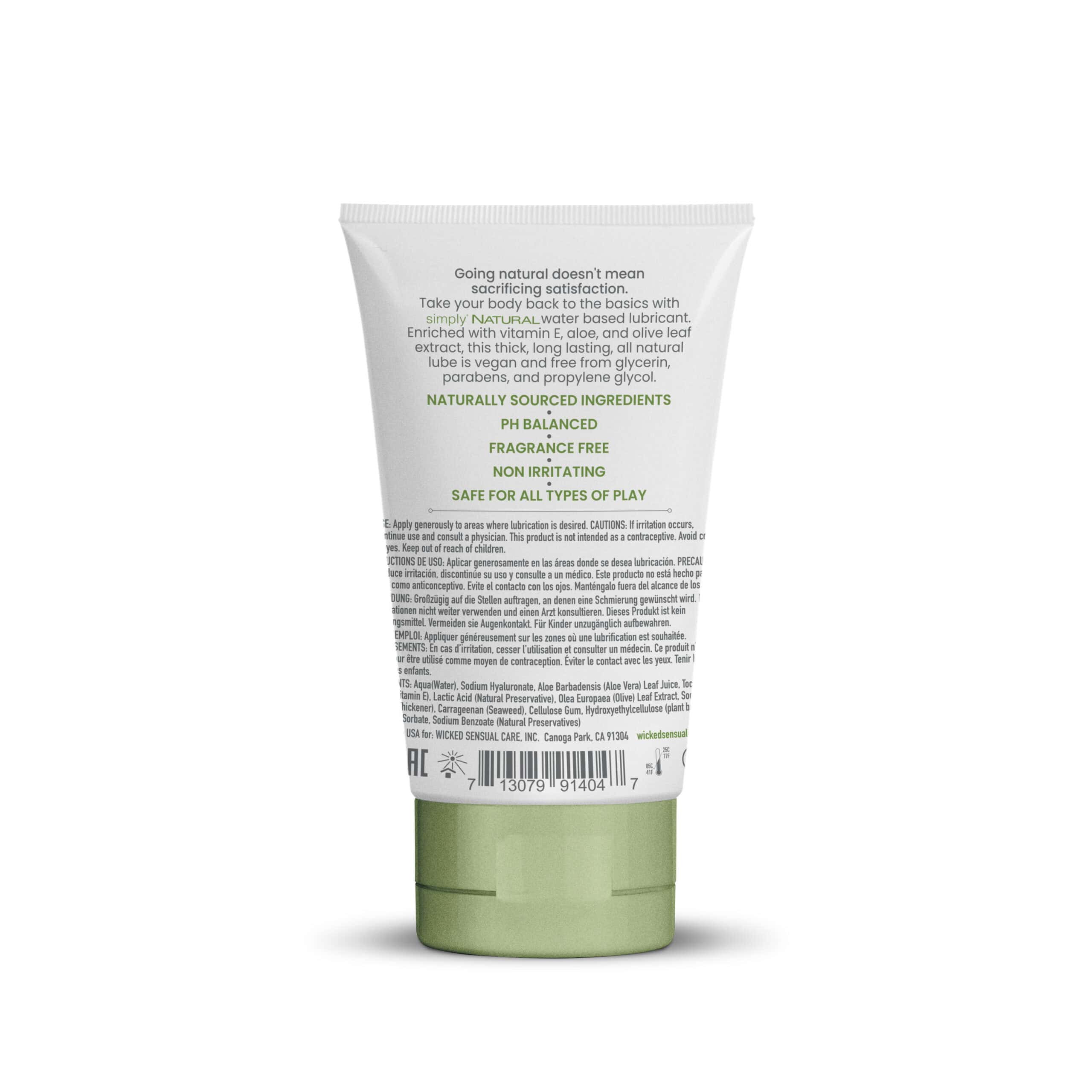 Simply® Natural Water-Based Personal Lubricant 4oz