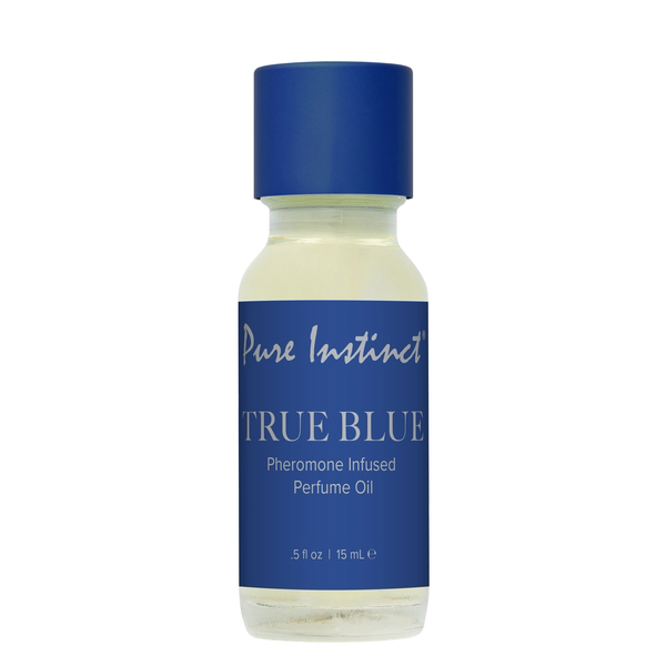 PURE INSTINCT - SIGNATURE - PHEROMONE PERFUME OIL WITH DROPPER - TRUE BLUE - 0.5 fl oz | 15 mL
