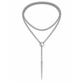 PUNK-O-RING Double-Wrap Slip Chain - Silver