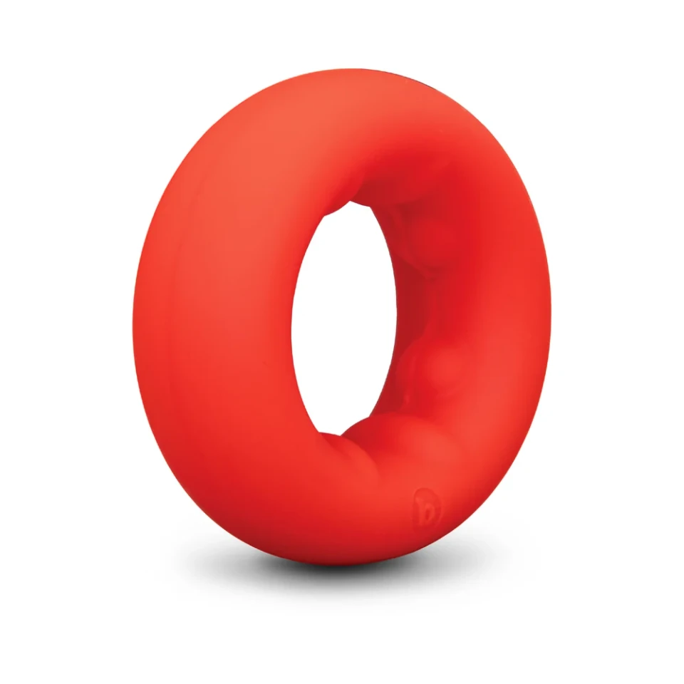 FLEX RING GRIP - ULTRA SOFT SILICONE COCK RING - RED