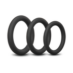 SNUG RING LITE - 3-PACK SNUG FIT SILICONE COCK RING