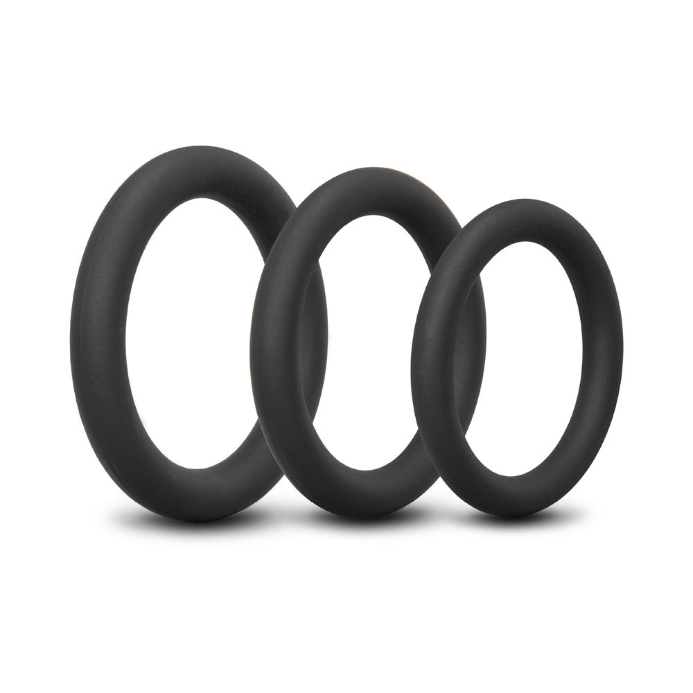 SNUG RING LITE - 3-PACK SNUG FIT SILICONE COCK RING