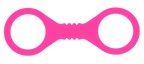 Small Hot Pink Silicone Cuffs