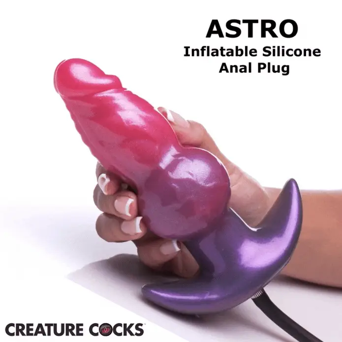 Astro Inflatable Silicone Anal Plug