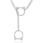 CAT O RING SLIP CHOKE CHAIN-SILVER