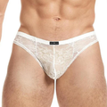 LACE KING Lace Bikini - White ML