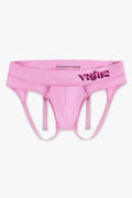 Mens Medium - JockVStrap Sheer Briefs - Taffy