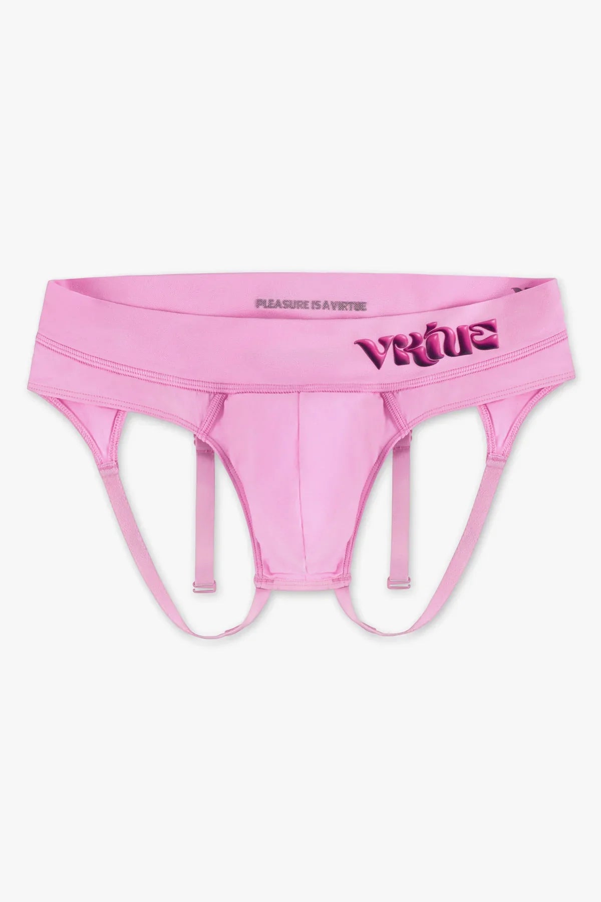 Mens Medium - JockVStrap Sheer Briefs - Taffy