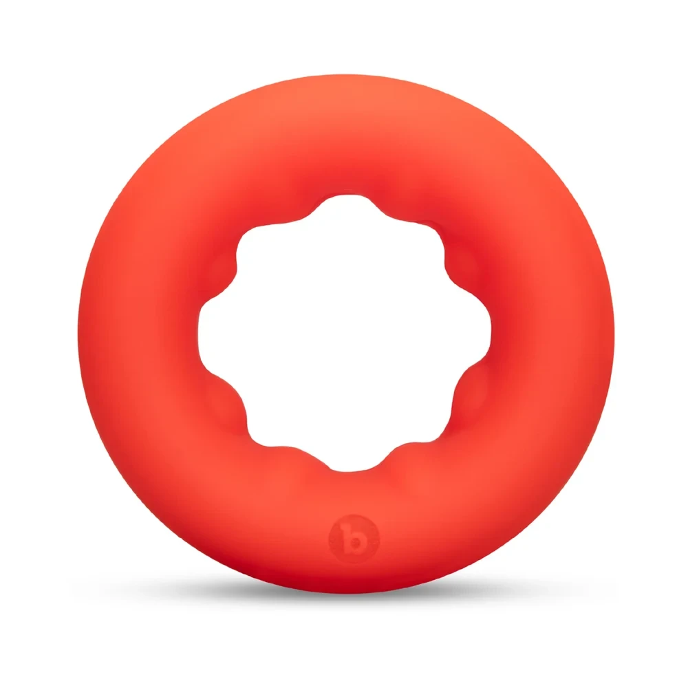 FLEX RING GRIP - ULTRA SOFT SILICONE COCK RING - RED